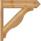 Ekena Millwork Funston Rough Sawn Arts and Crafts Outlooker, Western Red Cedar, 8"W x 32"D x 32"H OUT08X32X32FST03RWR - alternate 2